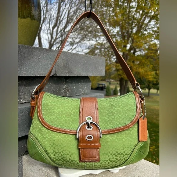 Coach | Bags | Coach Signature Soho Hobo Shoulder Purse Lime